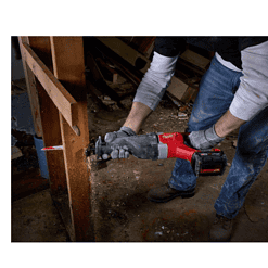 Milwaukee 2621-20-48-11-1837 M18 18V Lithium-Ion Cordless SAWZALL Reciprocating Saw with Two 3.0Ah Batteries