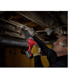 Milwaukee Reciprocating Saw 2621-20-48-59-1835 M18 18V Lithium-Ion Cordless SAWZALL W/ 3.0Ah Battery and Charger