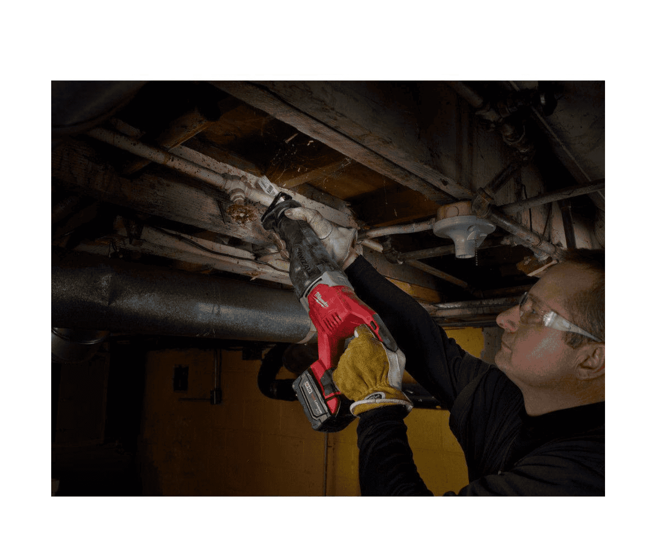 Milwaukee Reciprocating Saw 2621-20-48-59-1835 M18 18V Lithium-Ion Cordless SAWZALL W/ 3.0Ah Battery and Charger