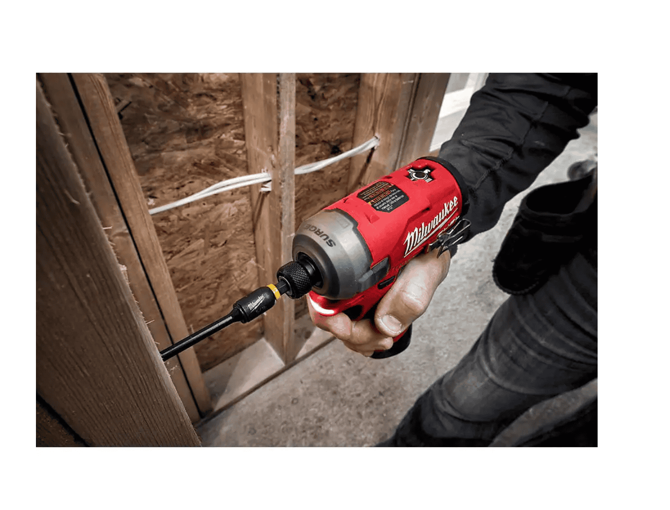 Milwaukee 2551-22-2415-20 M12 FUEL SURGE 12V Lithium-Ion Brushless Cordless 1/4 in. Hex Impact Driver Compact Kit with M12 Right Angle Drill