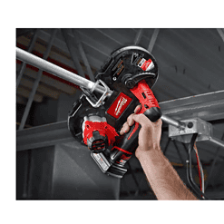 Milwaukee Band Saw 2429-20-2471-20-48-59-2420 M12 12V Lithium-Ion Cordless Sub-Compact and Copper Tubing Cutter Combo Kit
