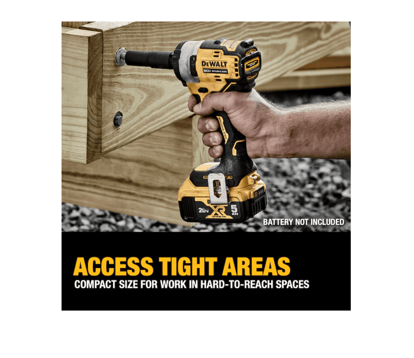 DEWALT DCF911B 20-volt Max Variable Speed Brushless 1/2-in square Drive Cordless Impact Wrench - Image 7