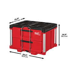 Milwaukee 48-22-8443-8442 PACKOUT 22 in. 3-Drawer and 2-Drawer