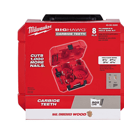 Milwaukee 49-56-9285 BIG HAWG Carbide Hole Saw Kit (8-Piece)