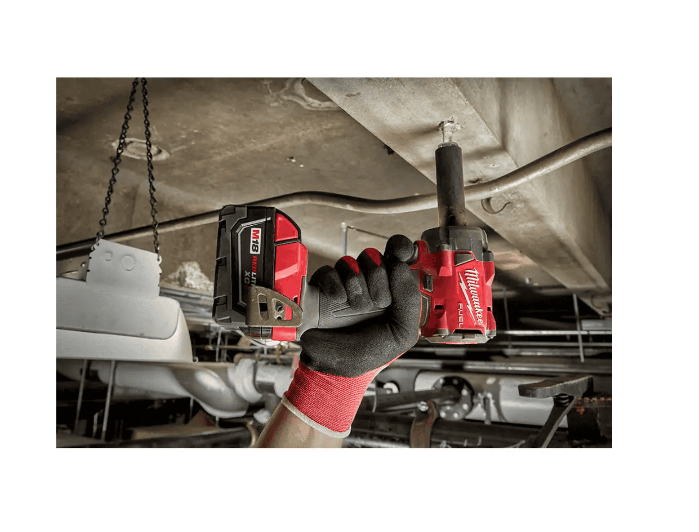 Milwaukee 2854-20 M18 FUEL GEN-3 18V Lithium-Ion Brushless Cordless 3/8 in. Compact Impact Wrench with Friction Ring (Tool-Only)