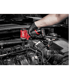 Milwaukee 2554-20-48-11-2420 M12 FUEL 12V Stubby 3/8 in. Lithium-Ion Brushless Cordless Impact Wrench with M12 2.0Ah Battery