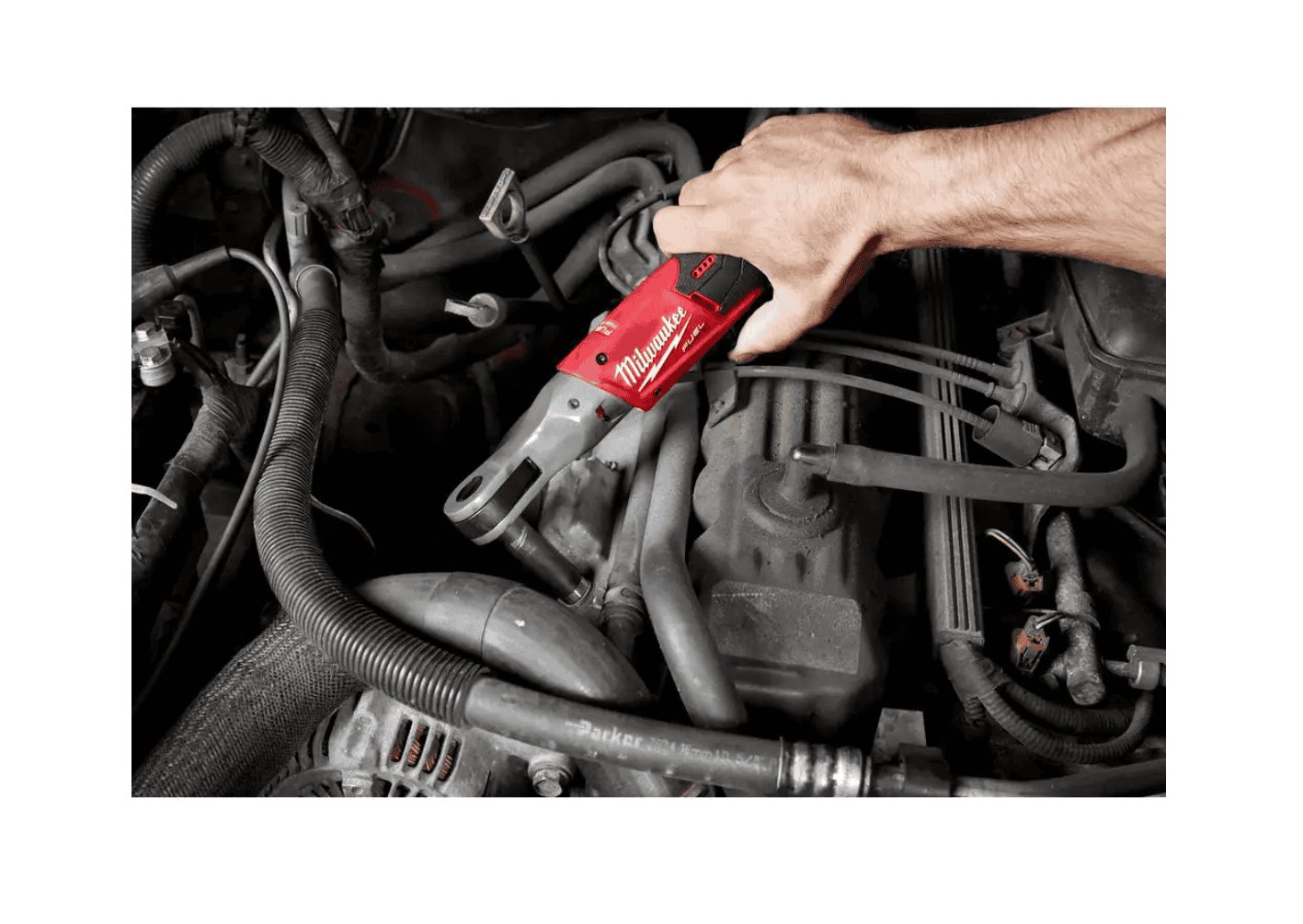 Milwaukee 2557-20 M12 FUEL 12-Volt Lithium-Ion Brushless Cordless 3/8 in. Ratchet (Tool-Only)