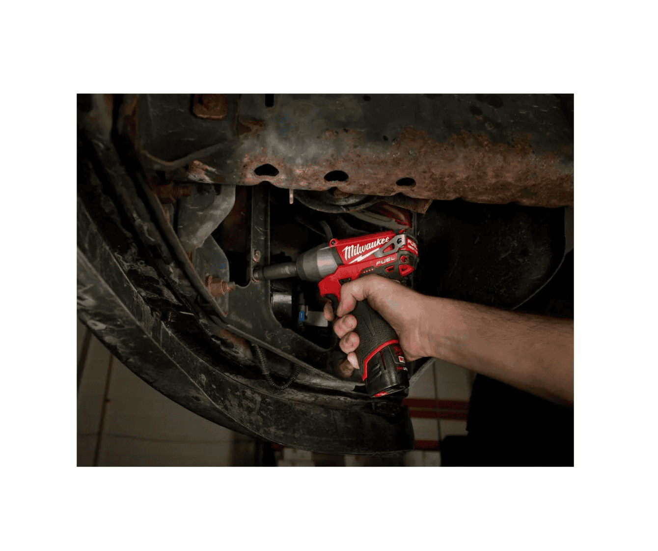 Milwaukee 2454-20 M12 FUEL 12V Lithium-Ion Brushless Cordless 3/8 in. Impact Wrench (Tool-Only)
