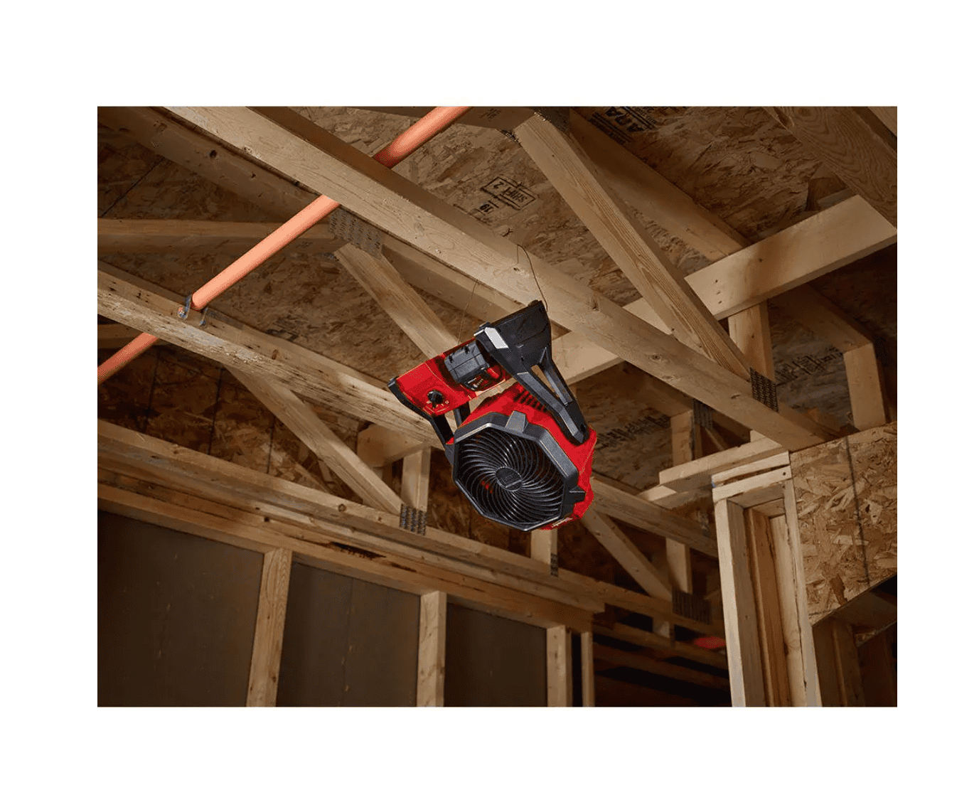 Milwaukee 2663-20-0886-20 M18 18V Lithium-Ion Cordless 1/2 in. Impact Wrench, Friction Ring with M18 Jobsite Fan