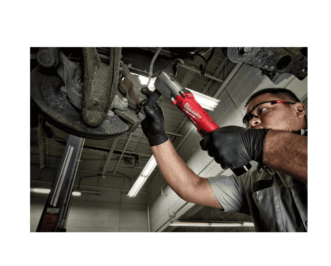 Milwaukee 2564-20-2565-20 M12 FUEL 12V Lithium-Ion Brushless Cordless 3/8 in. and 1/2 in. Right Angle Impact Wrenches Set (2-Tool)