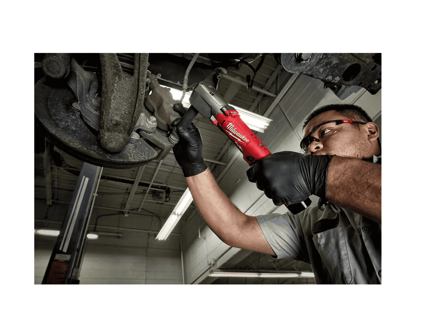 Milwaukee 2564-22-2565-20 M12 FUEL 12V Lithium-Ion Brushless Cordless 3/8 in. and 1/2 in. Right Angle Impact Wrench Kit (2-Tool)