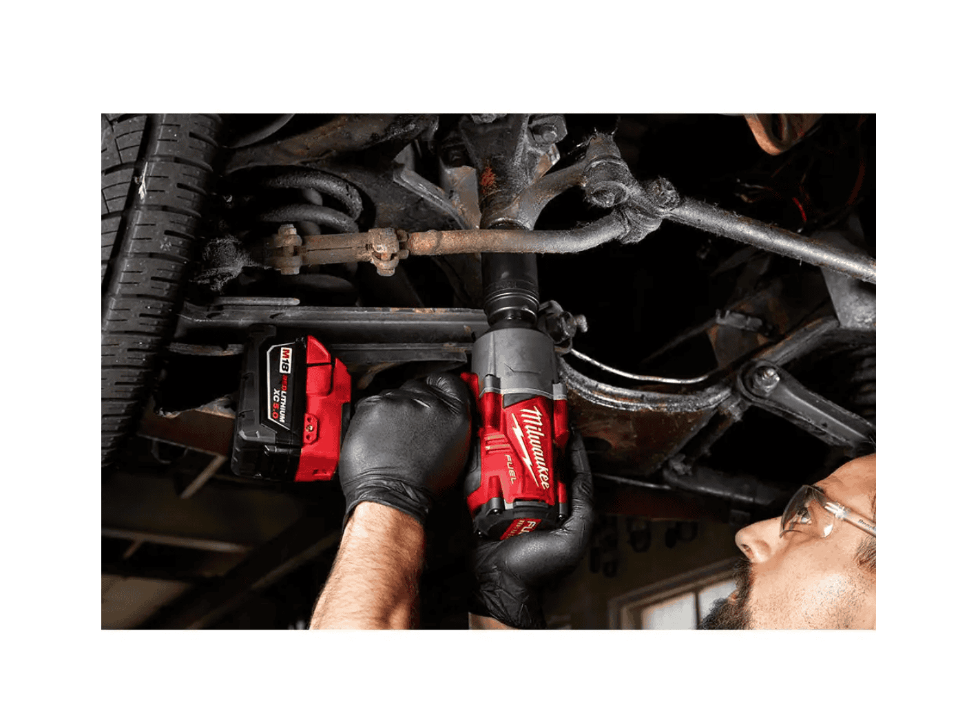 Milwaukee 2767-20 M18 FUEL 18-Volt Lithium-Ion Brushless Cordless 1/2 in. Impact Wrench with Friction Ring (Tool-Only)