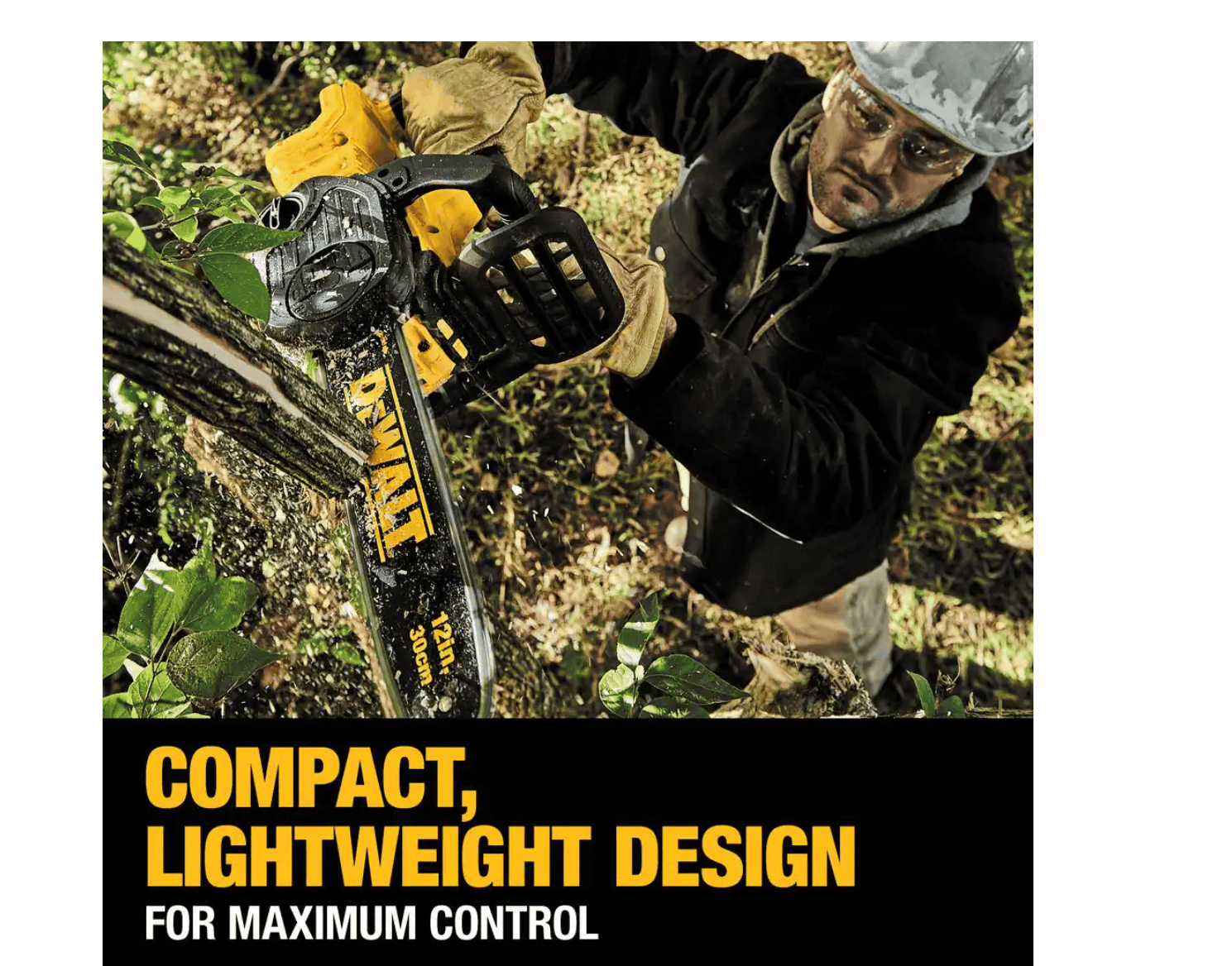 DEWALT DCCS620B 20V MAX 12in. Brushless Cordless Battery Powered Chainsaw, Tool Only