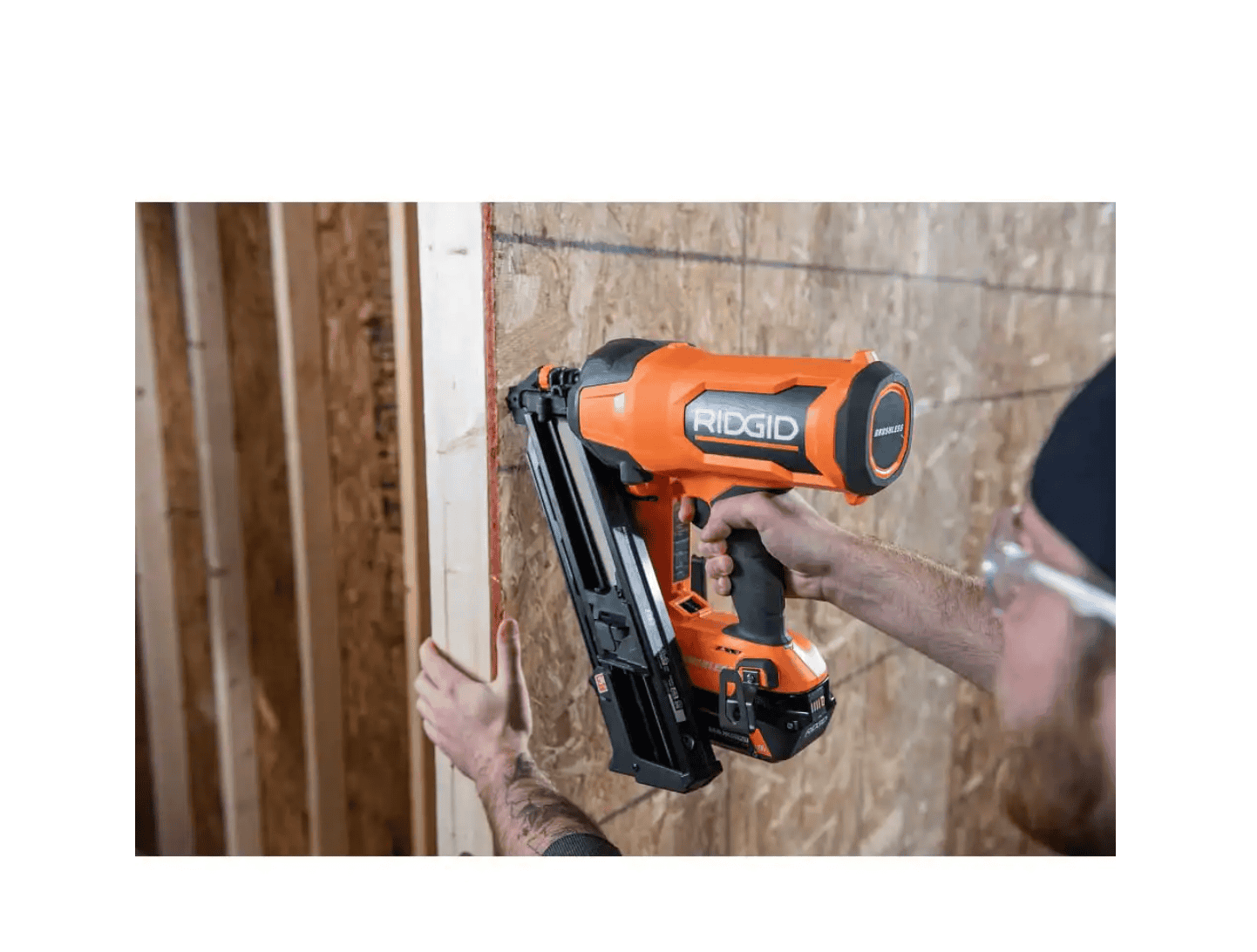 RIDGID R09895B 18V Brushless Cordless 30-Degree 3-1/2 in. Framing Nailer (Tool Only)