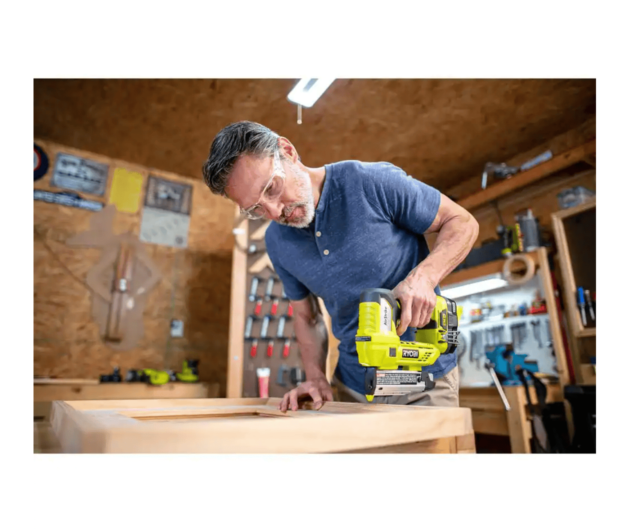 RYOBI P318-PBP006 ONE+ 18V Cordless AirStrike 23-Gauge 1-3/8 in. Headless Pin Nailer with Lithium-Ion 2.0 Ah Compact Battery