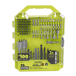 RYOBI PBLDD01K-A989504 ONE+ HP 18V Brushless Cordless 1/2 in. Drill/Driver Kit w/(2) Batteries, Charger, Bag, & Drill and Drive Kit (95-Piece)