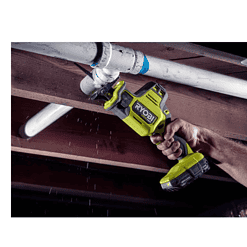 RYOBI PSBRS01B-PSBCS02B ONE+ HP 18V Brushless Cordless Compact 2-Tool Combo Kit with One-Handed Reciprocating Saw and Cut-Off Tool (Tools Only)