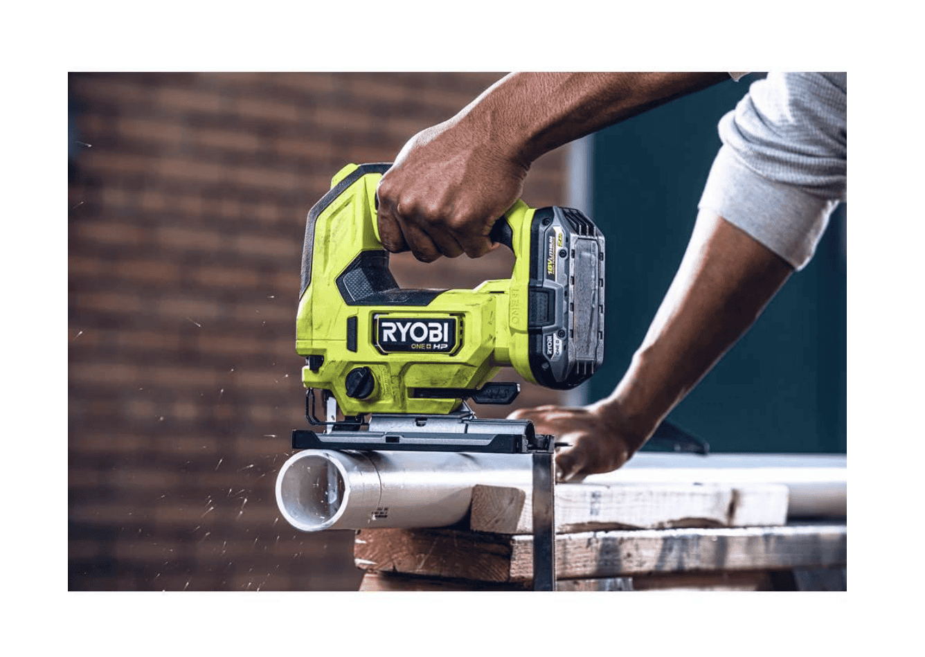 RYOBI Jig Saw PBLJS01B-PSK005 ONE+ HP 18V Brushless Cordless with 2.0 Ah Battery and Charger