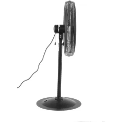Alternative view of iLIVING  30-in 3-Speed Indoor Black Stand Fan