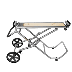 RIDGID AC9946 Universal Mobile Miter Saw Stand with Mounting Braces