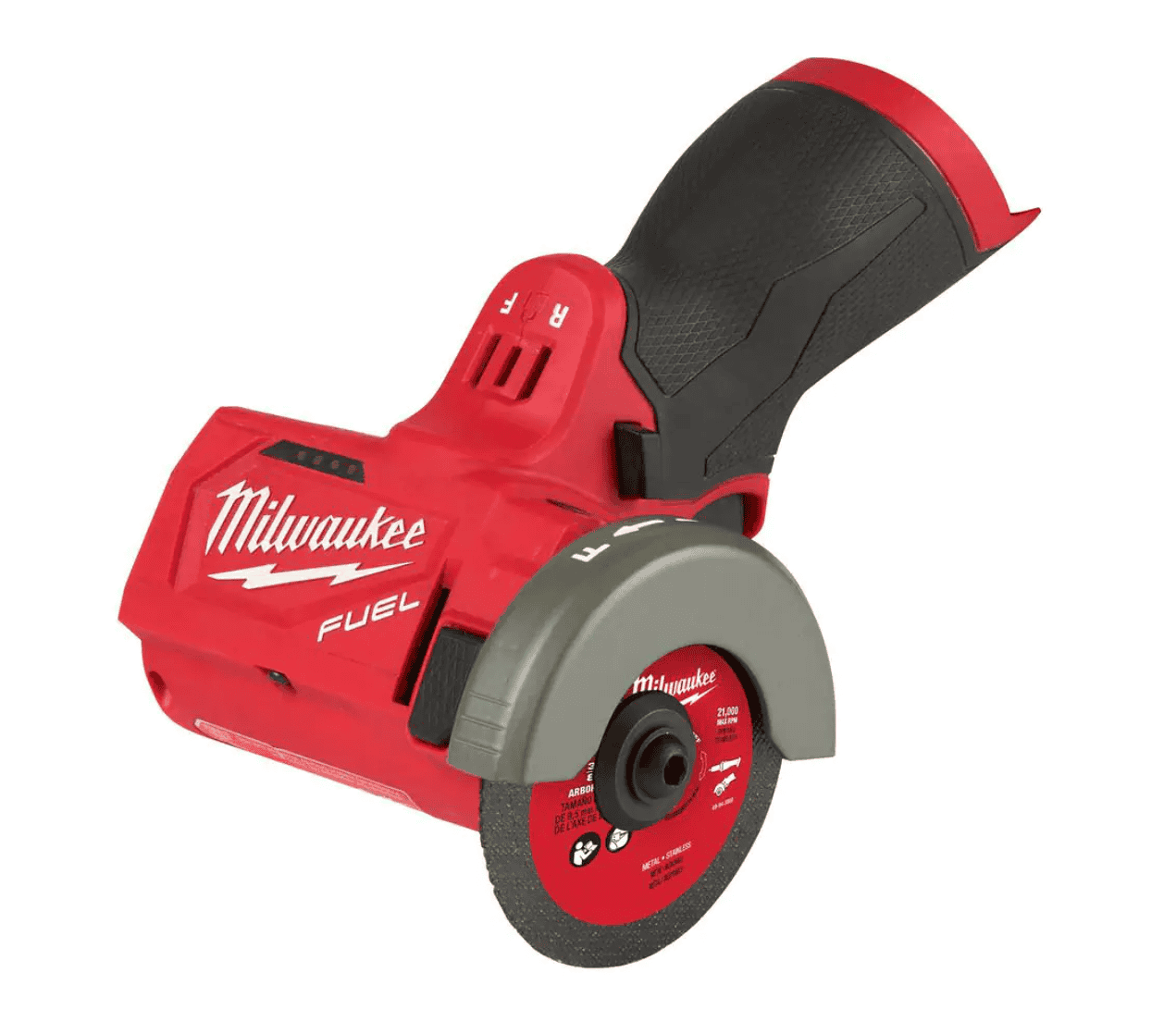Milwaukee 2522-20-49-94-3000-49-94-3000 M12 FUEL 12-Volt 3 in. Lithium-Ion Brushless Cordless Cut Off Saw (Tool-Only) with 3 in. Metal Cut Off Wheels (6-Pack)