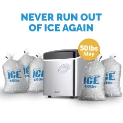 Alternative view of NewAir Portable Ice Maker 50 lb