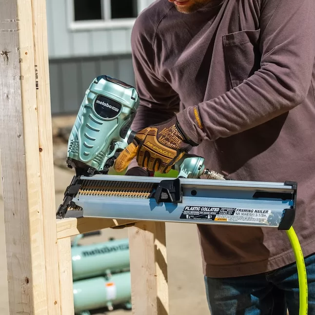 Metabo HPT NR90AES1M 21-Degree Pneumatic Framing Nail Gun (Nailer) - Image 4