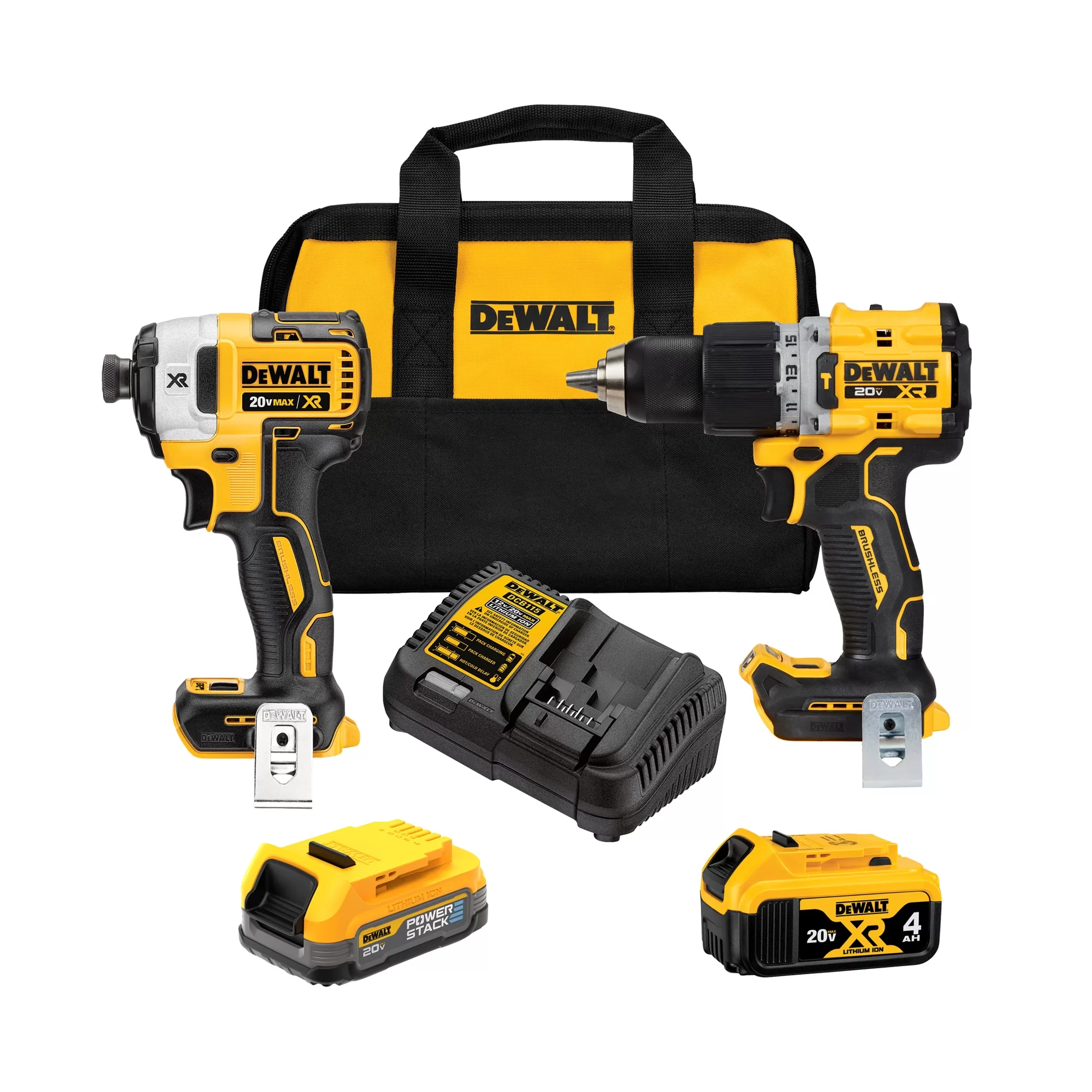 DEWALT 20V MAX XR HD-Impact Kit with 2 Batteries, Charger and Tool Bag - Image 12