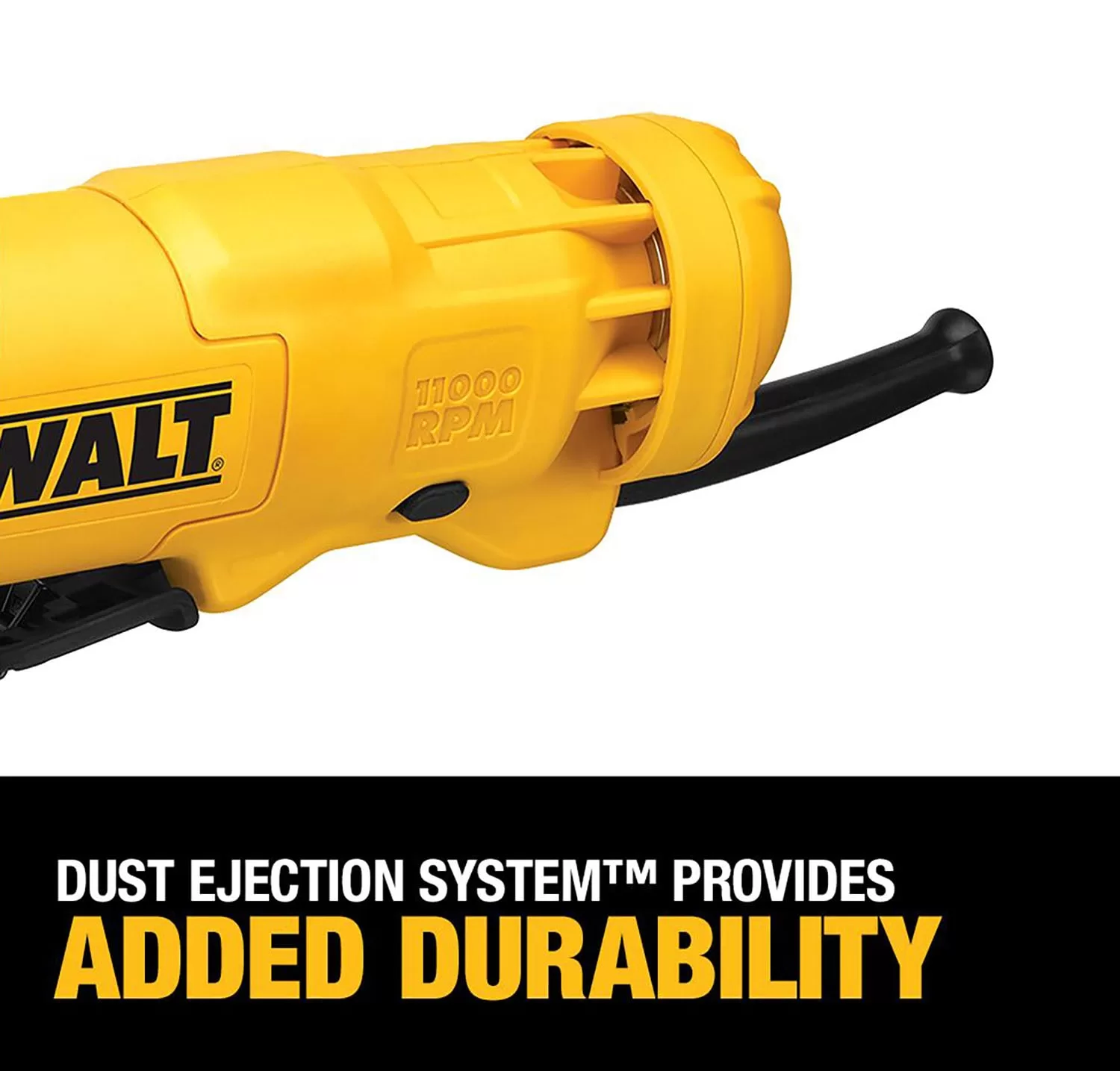 DEWALT 4.5-in 11 Amps-Amp Paddle Switch Corded Angle Grinder - Image 7