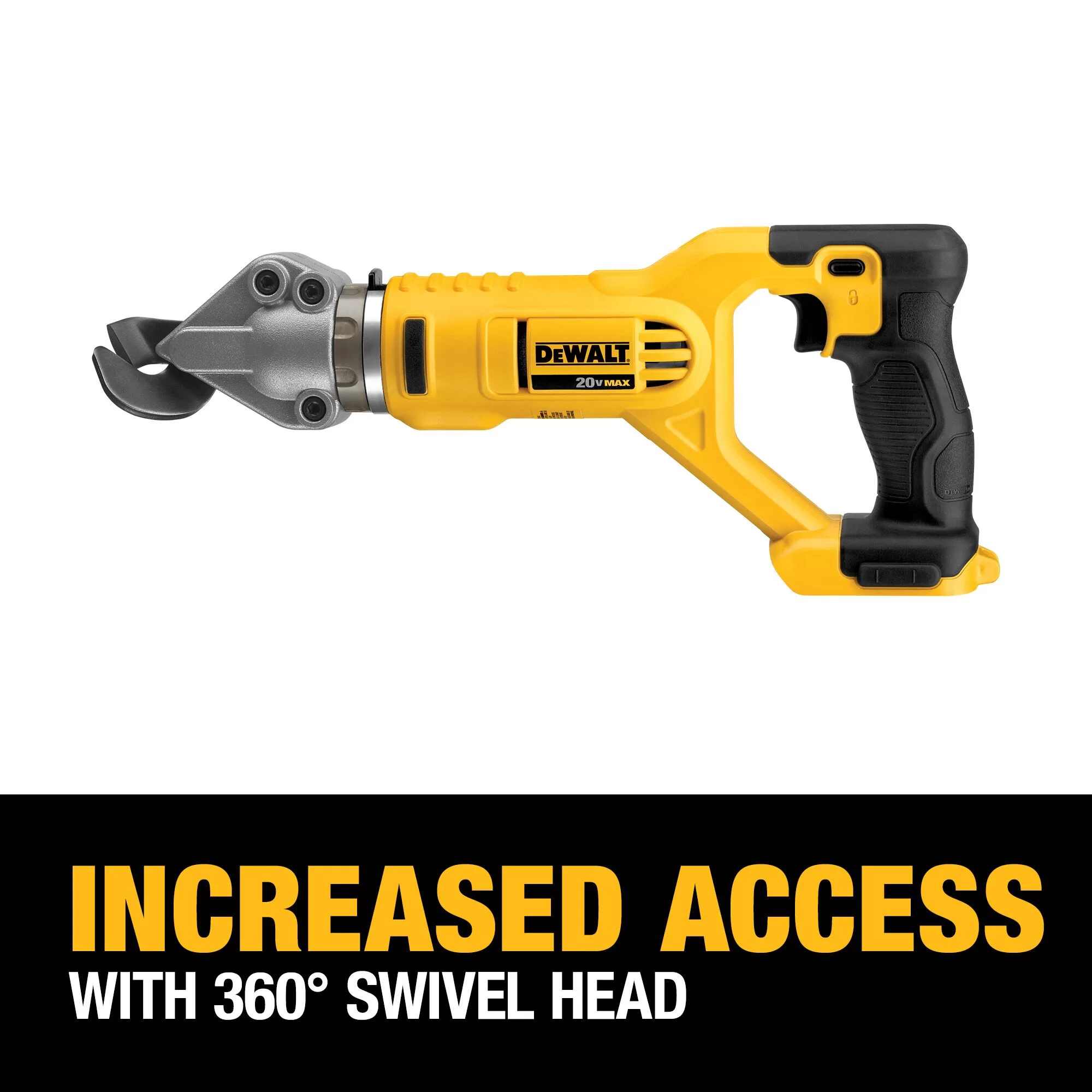DEWALT 18-Gauge Variable Speed 20-volt Cordless Metal Shears - Image 4