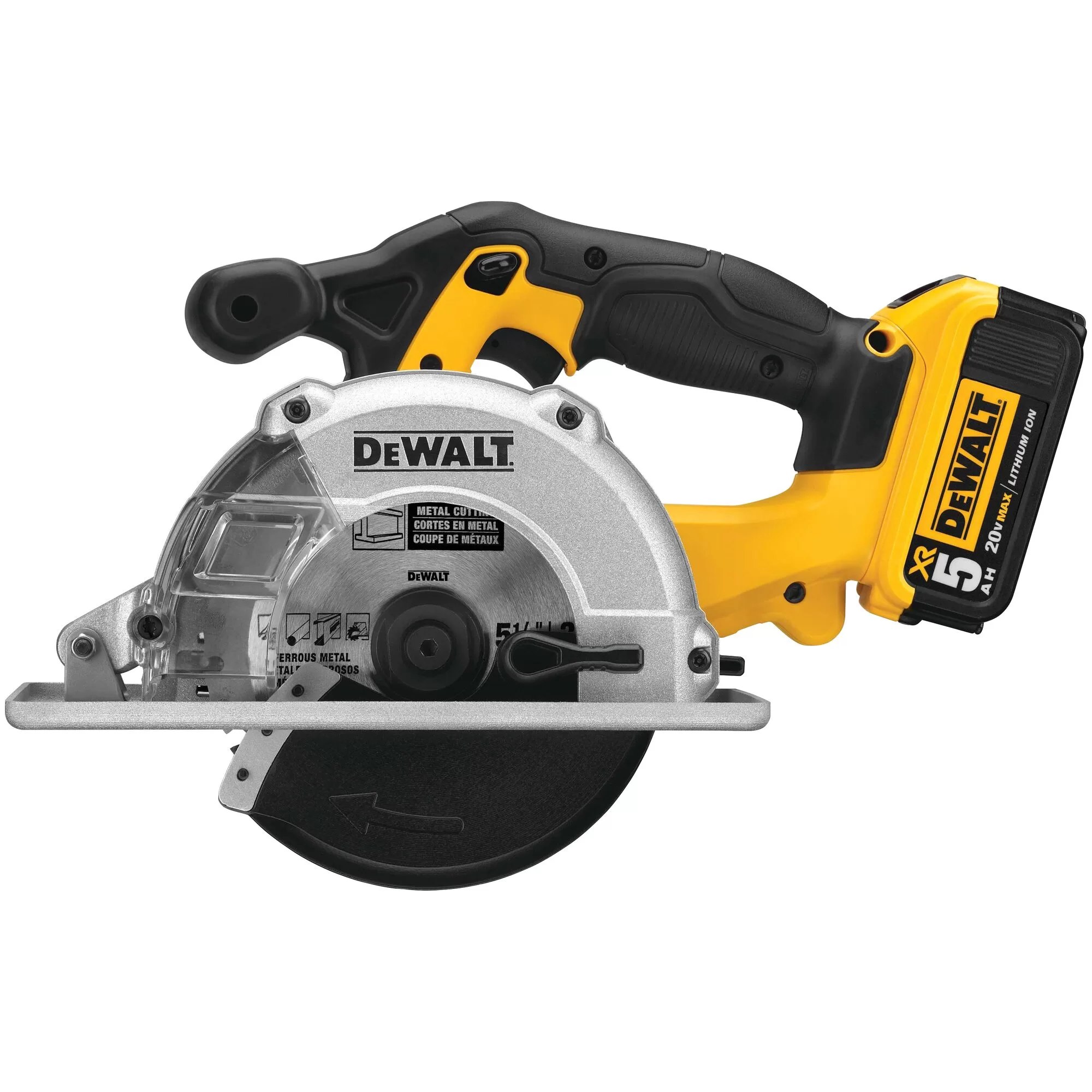 DEWALT DCS373P2 20-volt Max 5-1/2-in Cordless Circular Saw Kit Circular Saw (2-Batteries and Charger Included) - Image 2