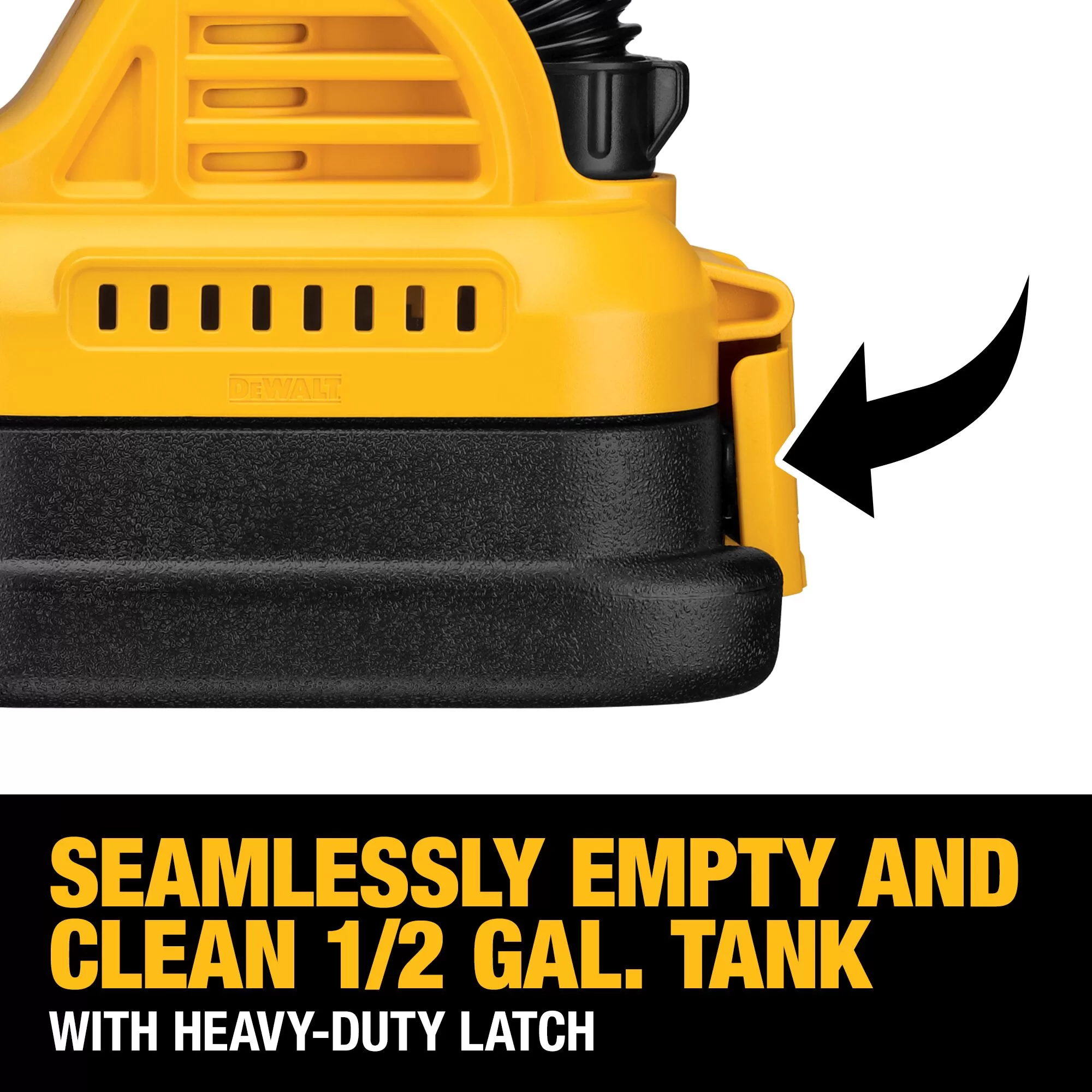 DEWALT 20-volt Max 0.5-Gallons 0.3-HP Cordless Wet/Dry Shop Vacuum (Battery Included) - Image 8