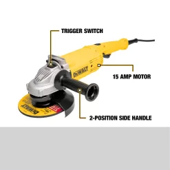 Alternative view of DEWALT 7-in Trigger Switch Corded Angle Grinder