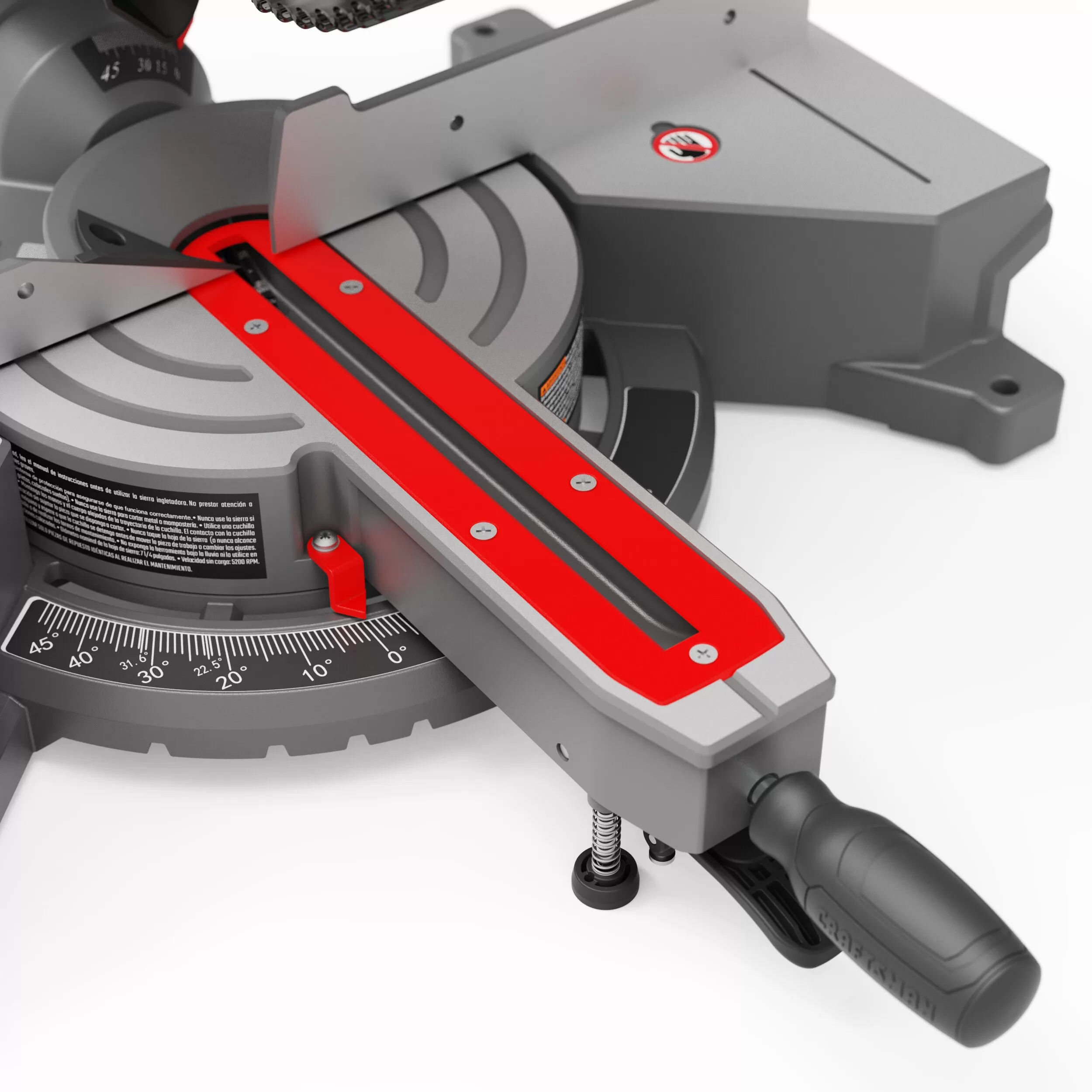 CRAFTSMAN 7-1/4-in 9-Amp Single Bevel Sliding Compound Miter Saw (Corded) - Image 2
