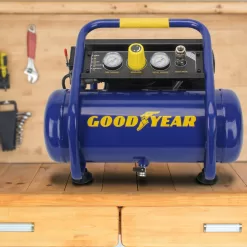 Alternative view of Goodyear 2-Gallons Single Stage Portable Corded Electric Hot Dog Air Compressor