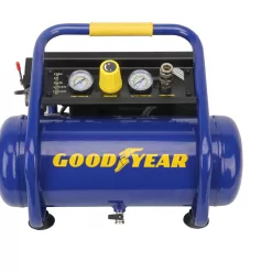 Goodyear 2-Gallons Single Stage Portable Corded Electric Hot Dog Air Compressor