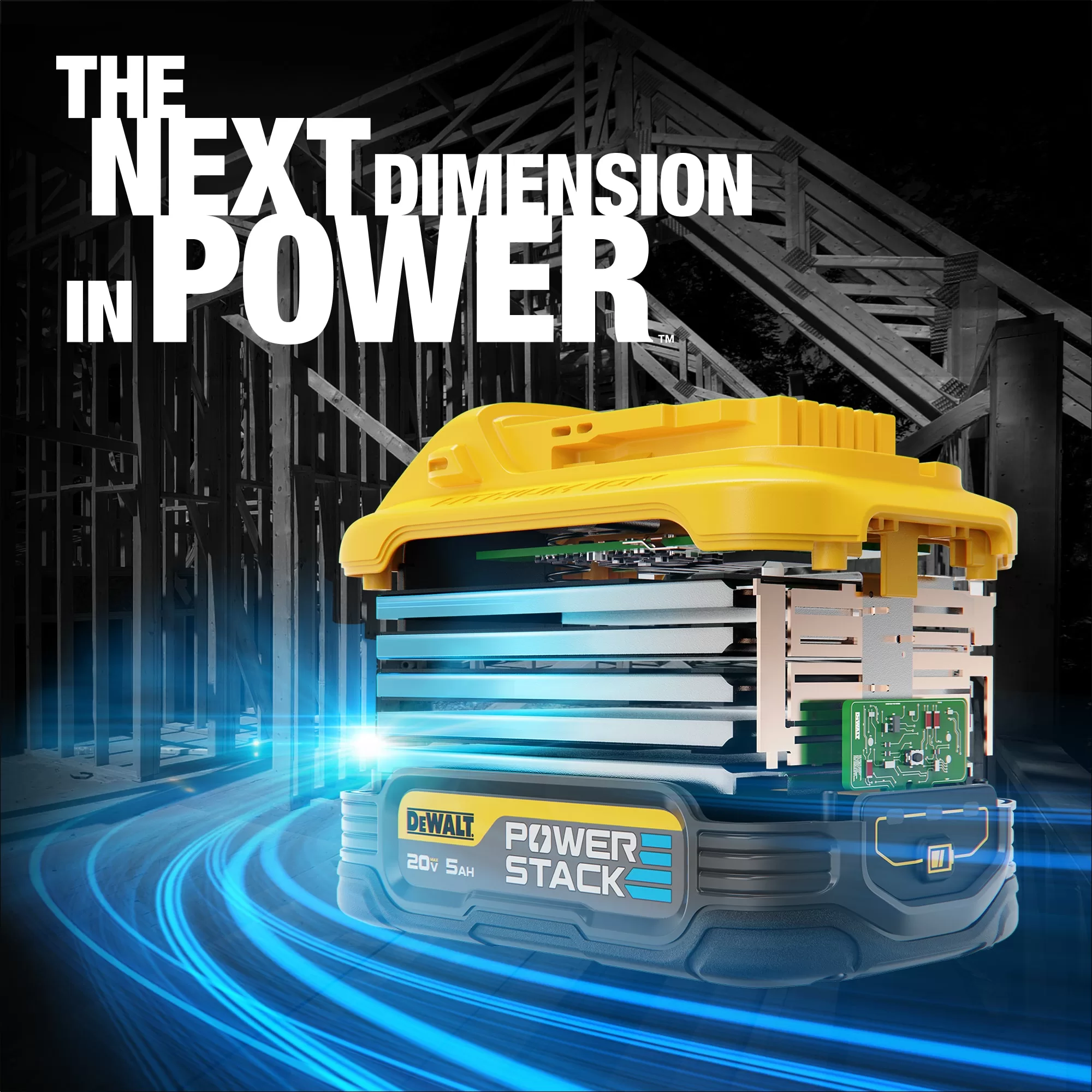 DEWALT POWERSTACK 20-Volt 5 Amp-Hour; Lithium-ion Power Tool Battery and Charger (Charger Included) - Image 4