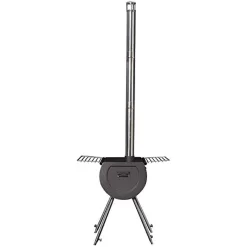 US Stove 248053 14 in. Tent Heater Outfitter Black Steel Camp Backpacker Stove