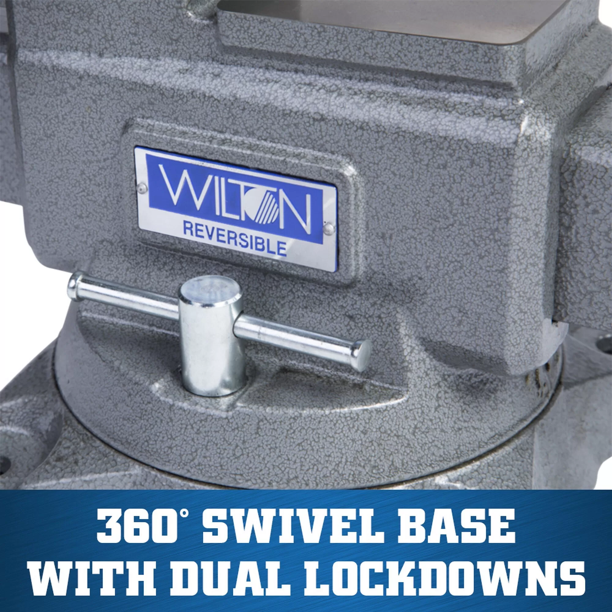 Wilton 6-1/2-in Cast Iron Reversible Bench Vise - Image 4