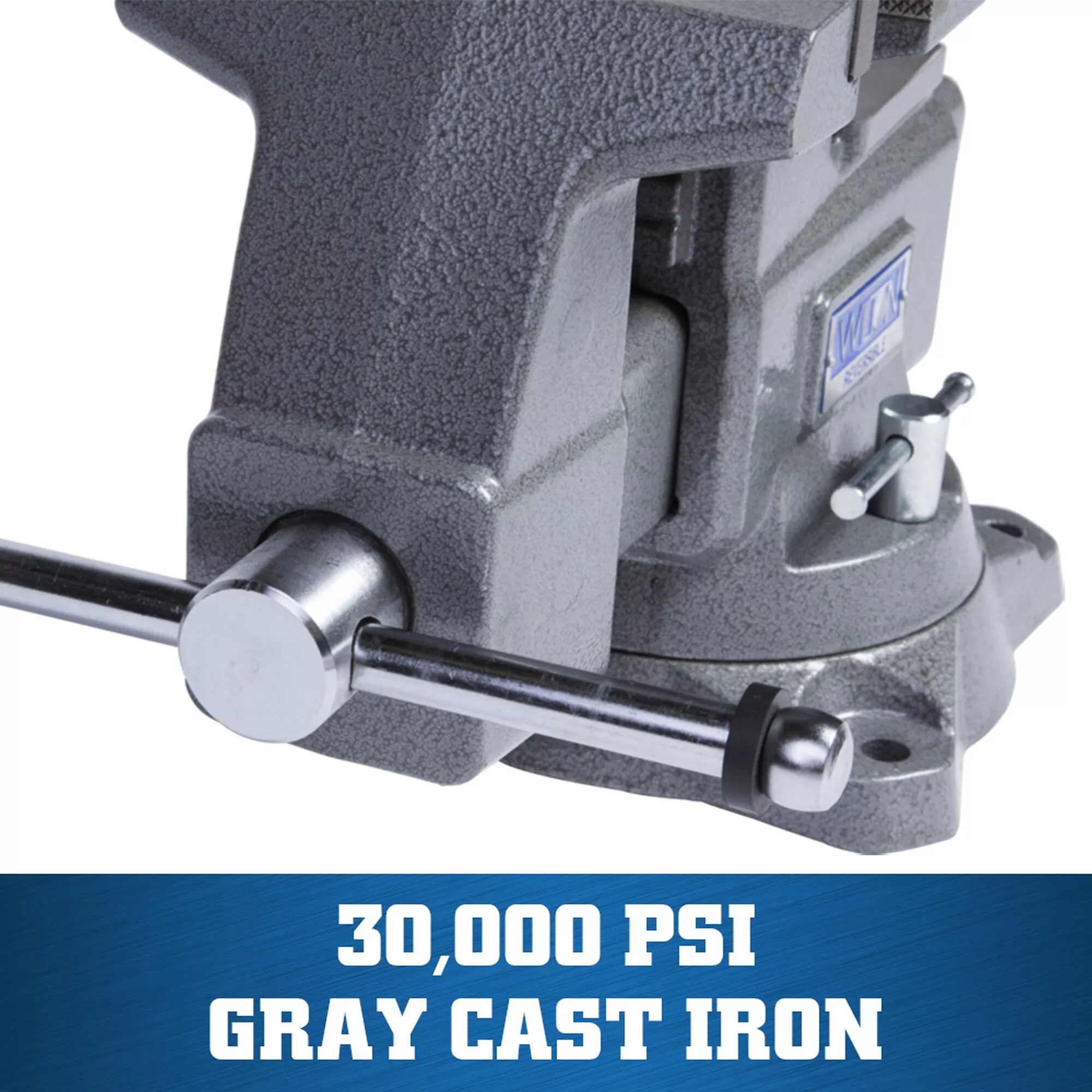 Wilton 6-1/2-in Cast Iron Reversible Bench Vise - Image 5