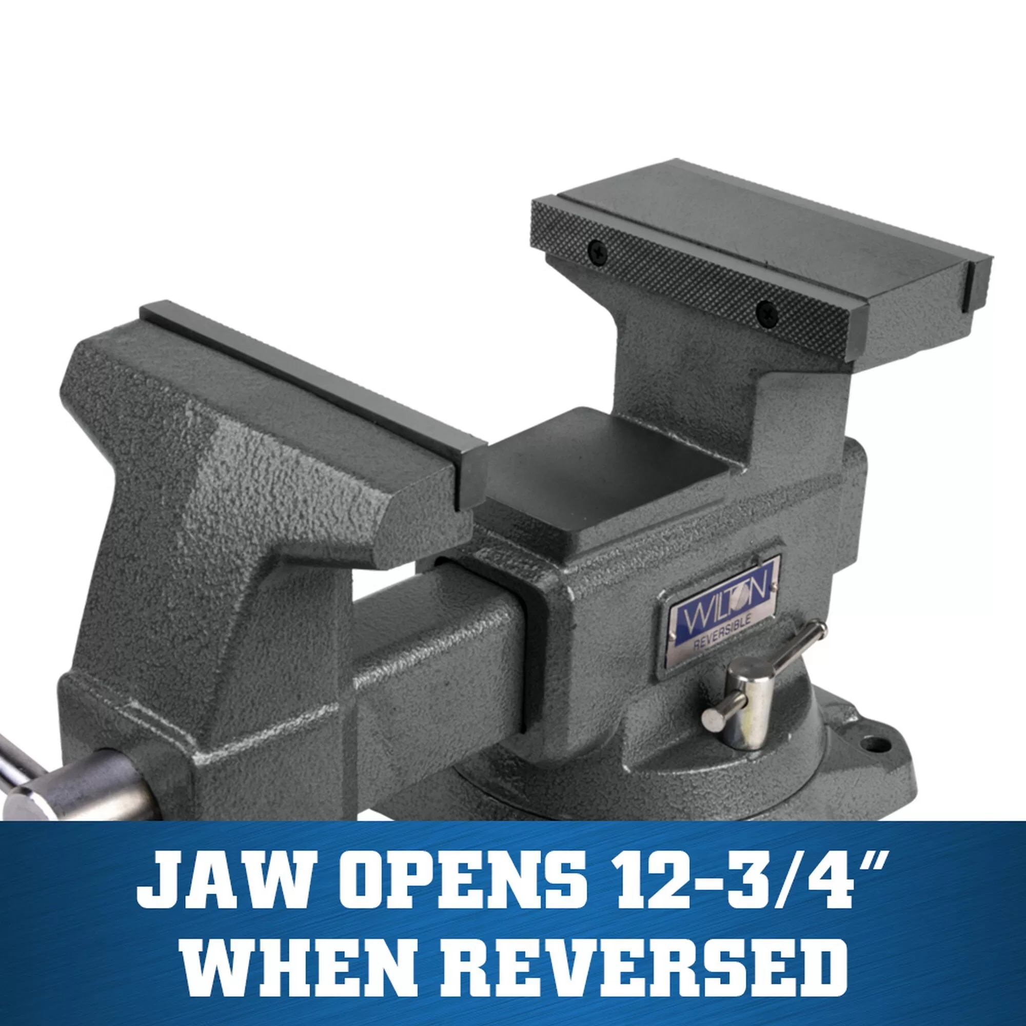 Wilton 6-1/2-in Cast Iron Reversible Bench Vise - Image 7