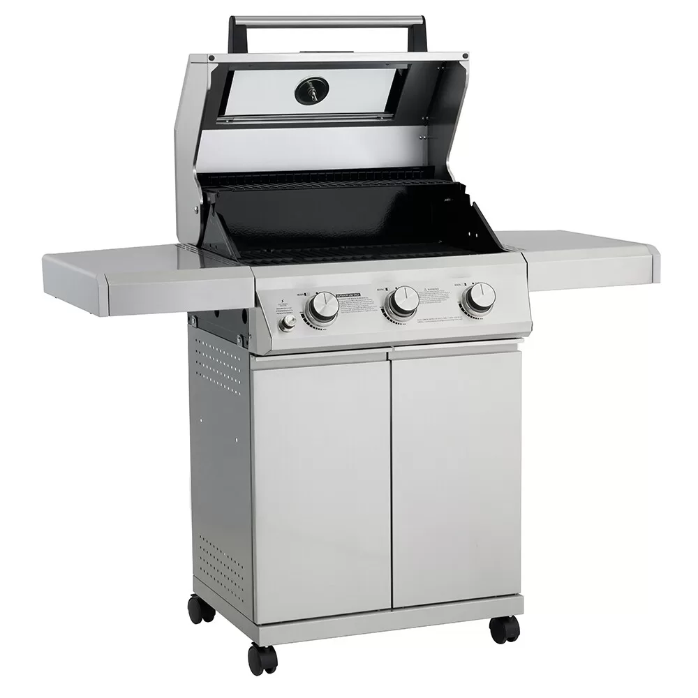 Monument Clearview Stainless Steel 3-Burner Liquid Propane Gas Grill - Image 9