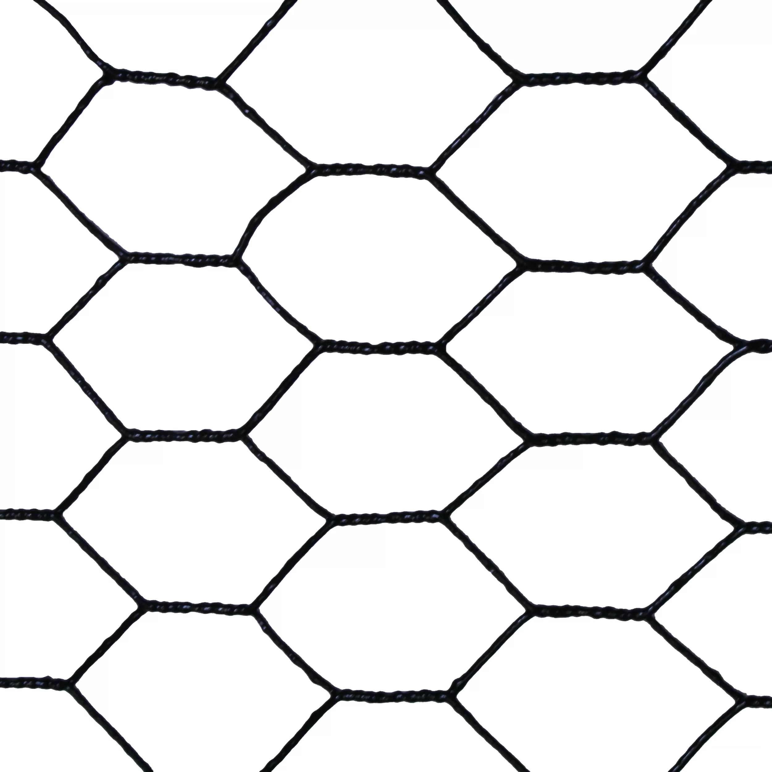 Acorn International 150-ft x 6-ft 20-Gauge Black Vinyl-coated Steel Poultry Netting Rolled Fencing with Mesh Size 1-in - Image 5