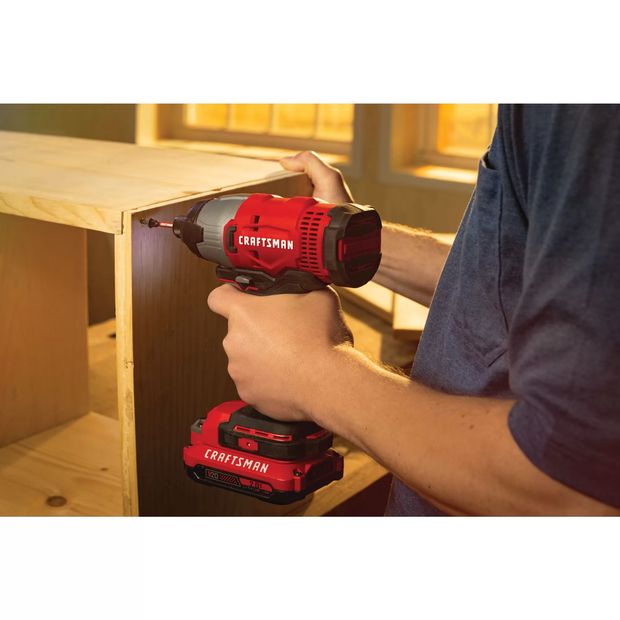 CRAFTSMAN V20 20-volt Max Variable Speed Cordless Impact Driver (2-Batteries Included) - Image 17