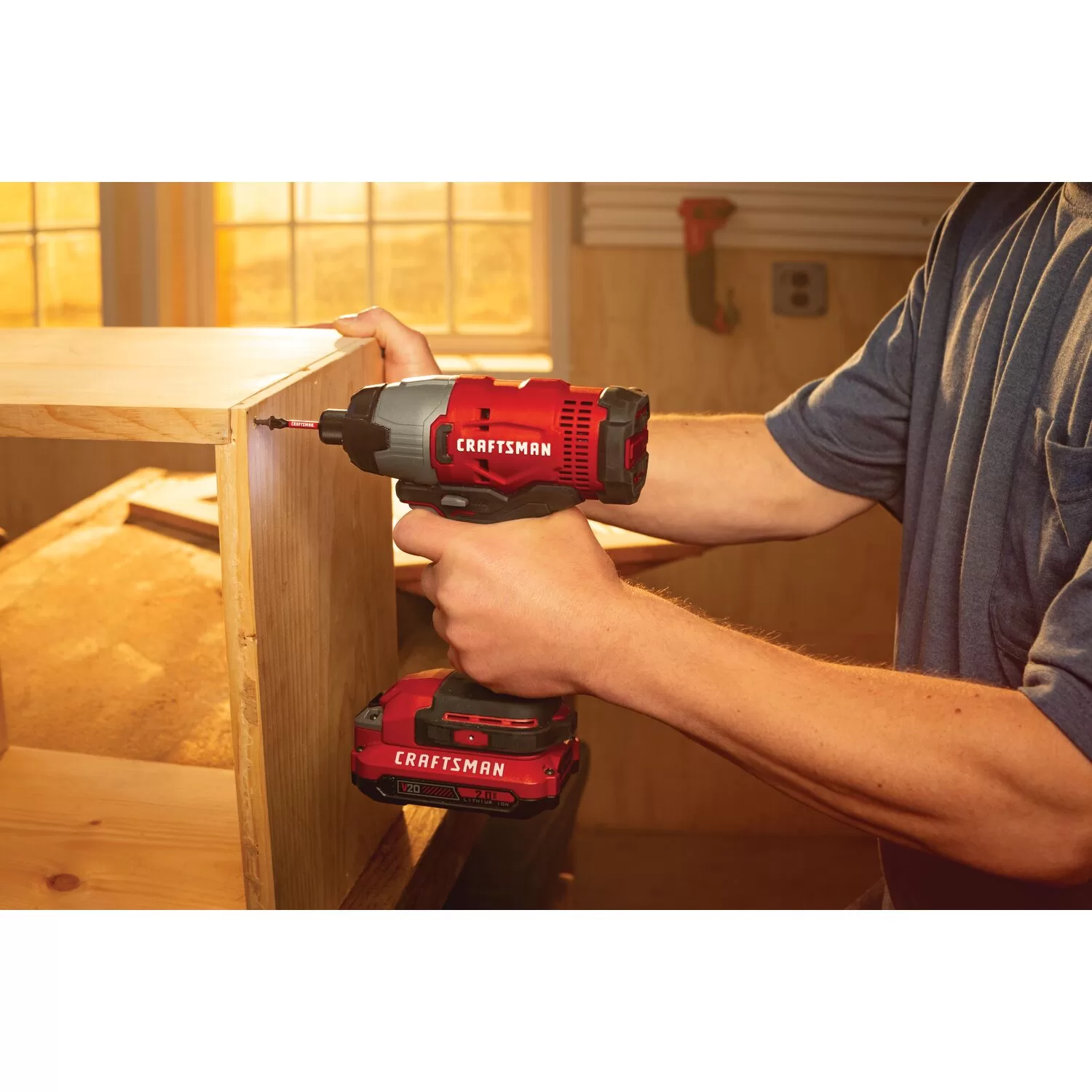 CRAFTSMAN V20 20-volt Max Variable Speed Cordless Impact Driver (2-Batteries Included) - Image 13