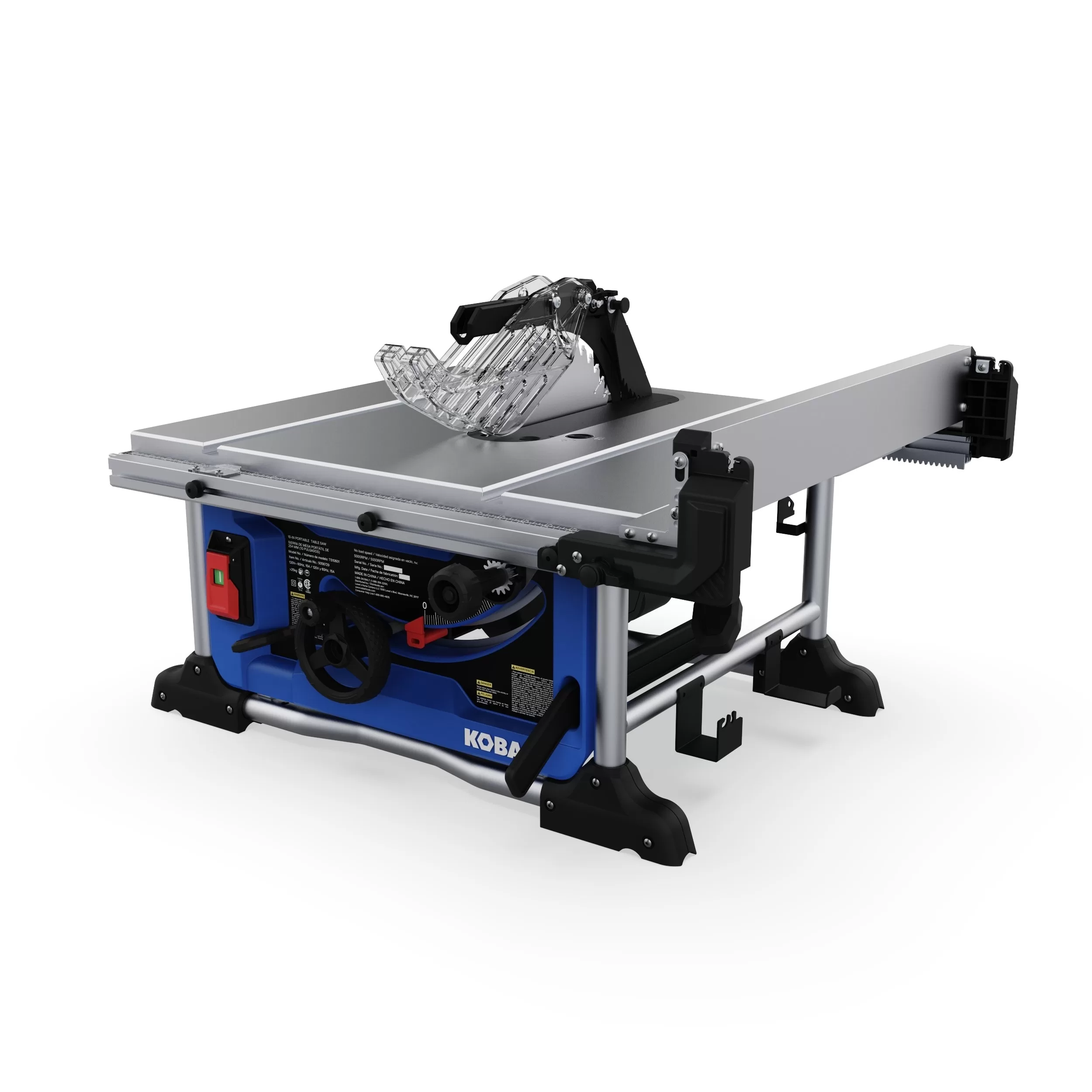 Kobalt 10-in Carbide-tipped Blade 15-Amp Portable Benchtop Table Saw - Image 4