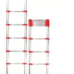 Xtend+Climb Home Aluminum 10.5-ft Type 1- 250-lb Capacity Telescoping Extension Ladder