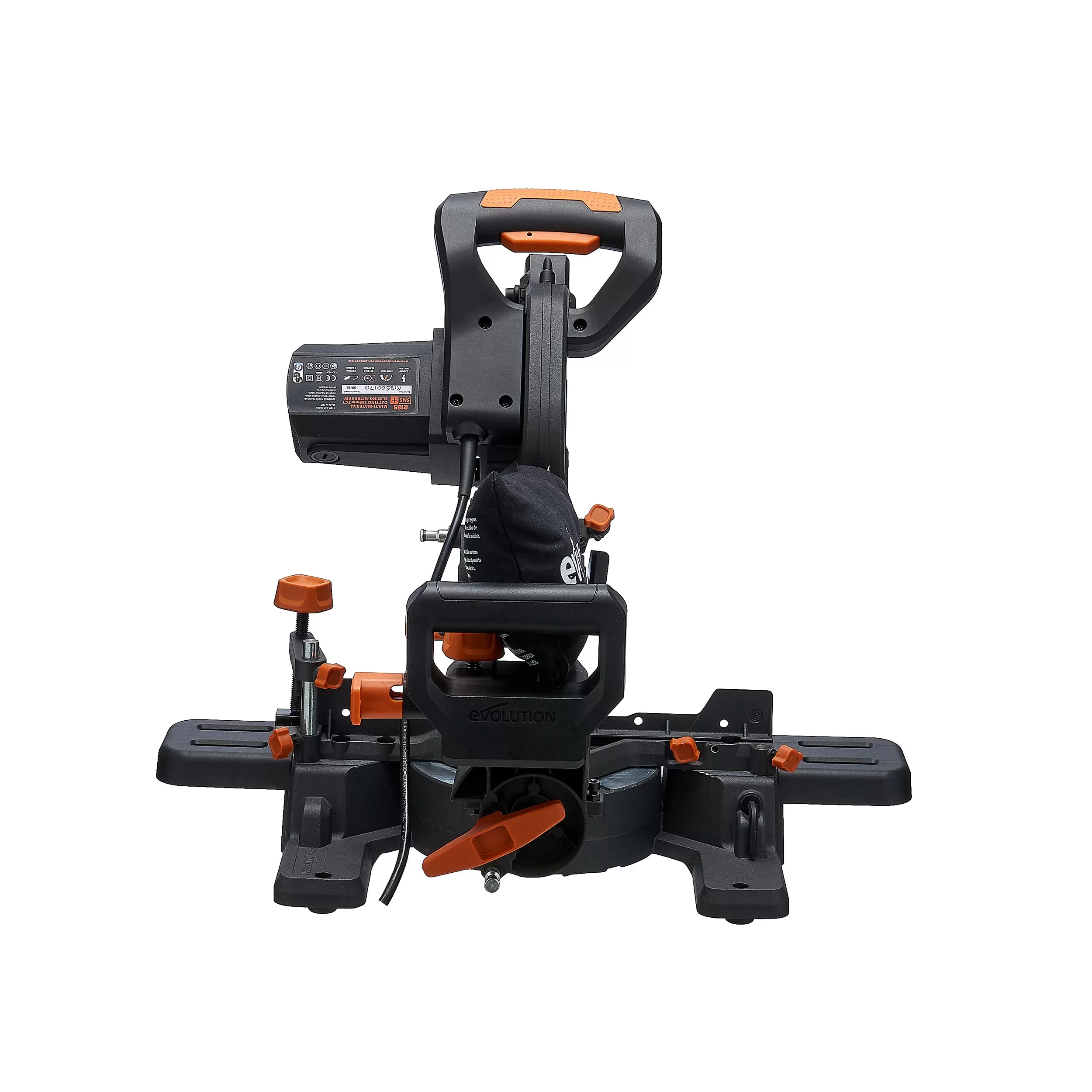 Evolution R185SMS+ 7-1/4-in 10-Amp Single Bevel Sliding Compound Corded Miter Saw with Laser Guide (Corded) - Image 13