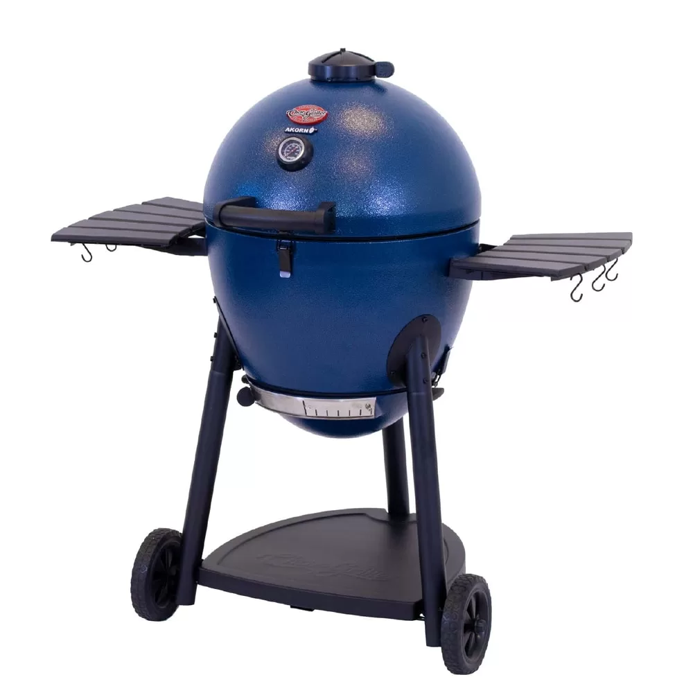 Char-Griller AKORN Kamado Grill, Blue Kamado Charcoal Grill - Image 3
