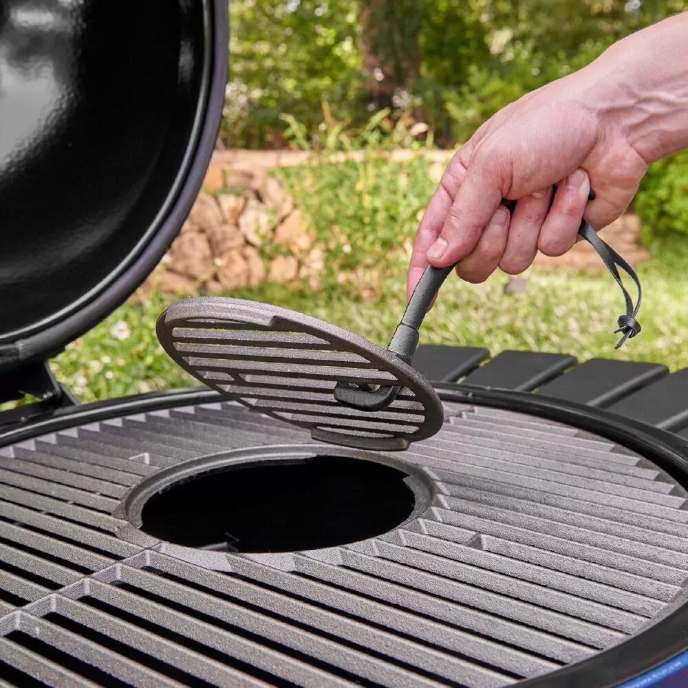 Char-Griller AKORN Kamado Grill, Blue Kamado Charcoal Grill - Image 7